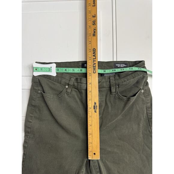 Buffalo David Bitton Hanna Green High Rise Soft Stretch Skinny Jeans Size 4/27 - Picture 3 of 6